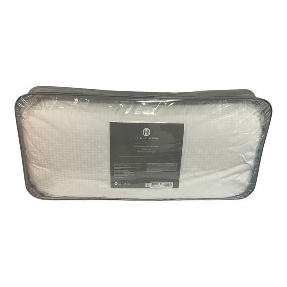 Hotel Collection European White Goose Down Medium Density Pillow King - Picture 3 of 3